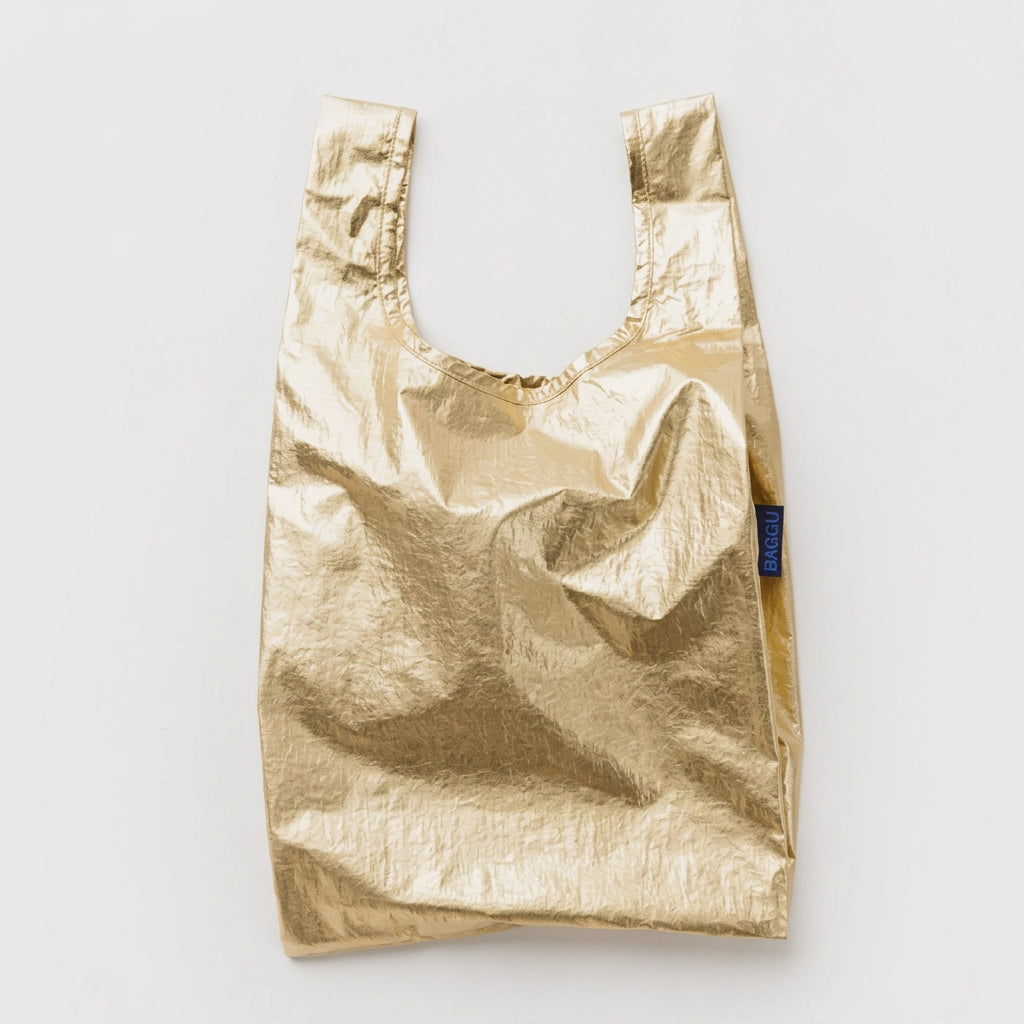 Baby Baggu Gold Metallic