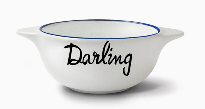 Hand Painted Breton Bowl-Choose Saying