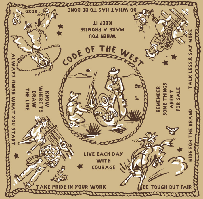 Code of the West Bandana