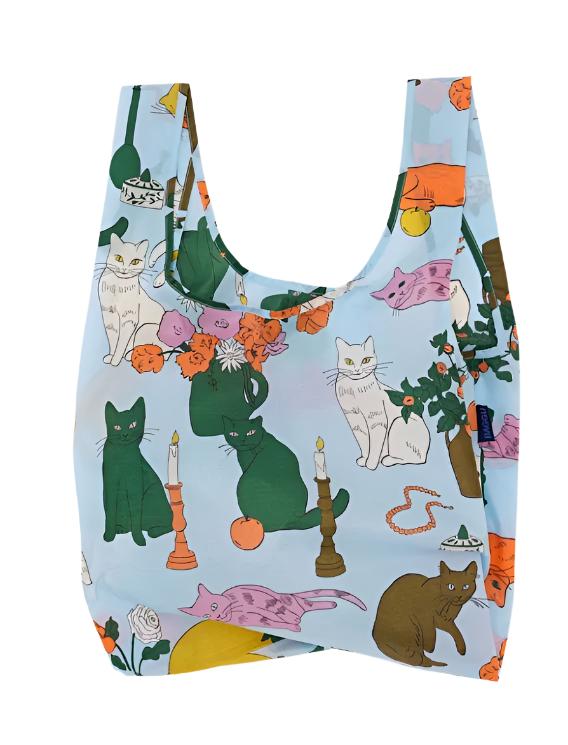 Baggu Standard Reusable Bag Table Cats