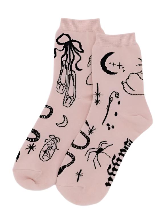 Baggu Ballet Icons Crew Socks