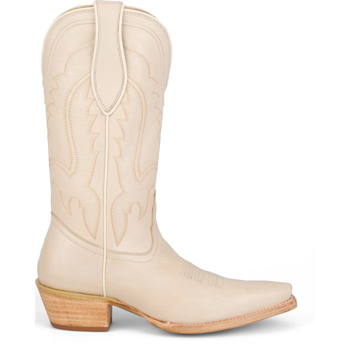 Val 12" Derby Cream Cowboy Boot