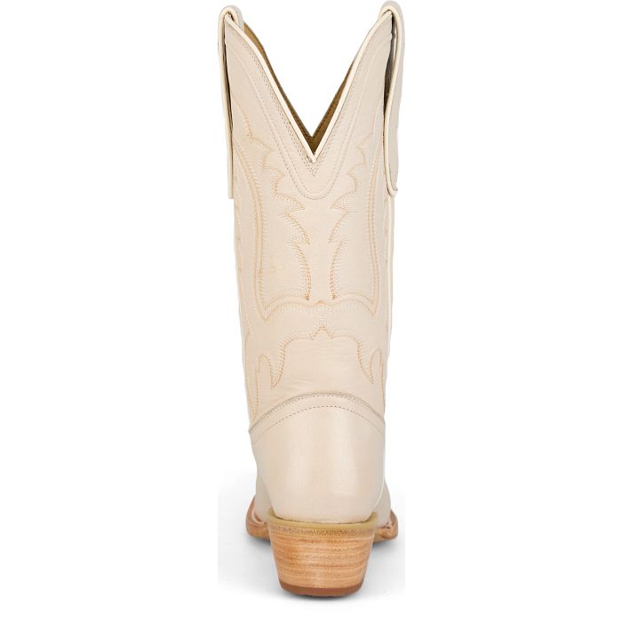 Val 12" Derby Cream Cowboy Boot