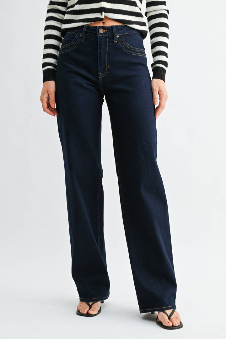 Darby Double Pocket Wide Leg