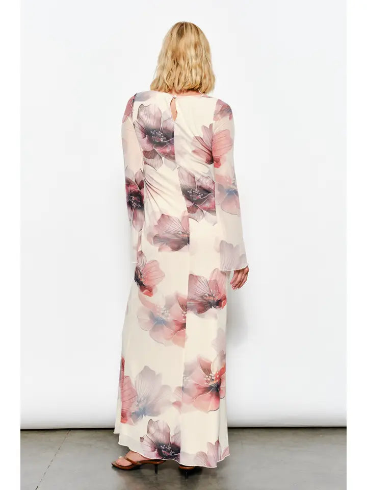 Ariana Mesh Maxi Dress