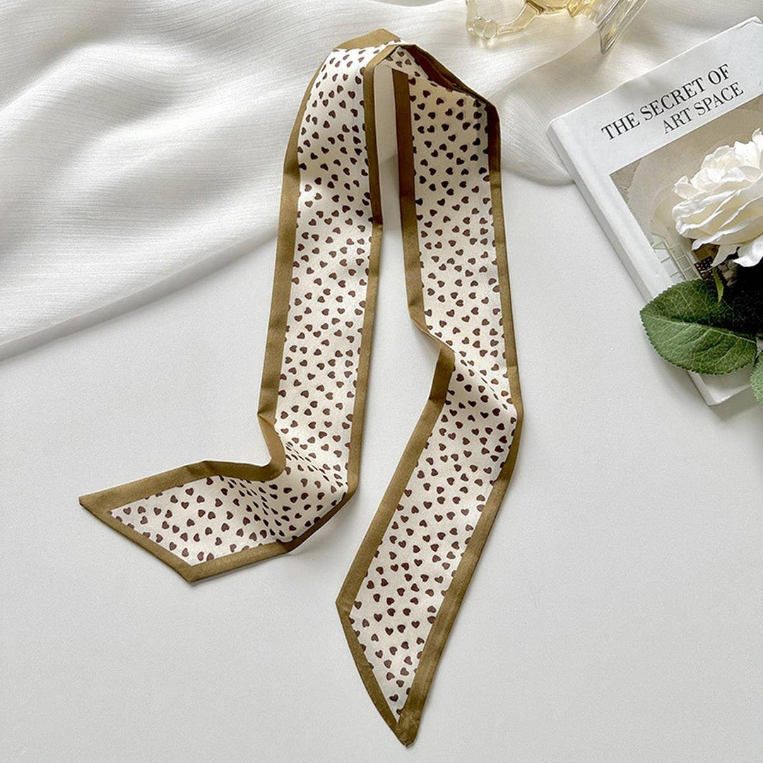 Vintage Neutral Print Twilly