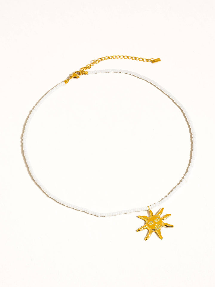 Iridessa Sun Beaded Necklace