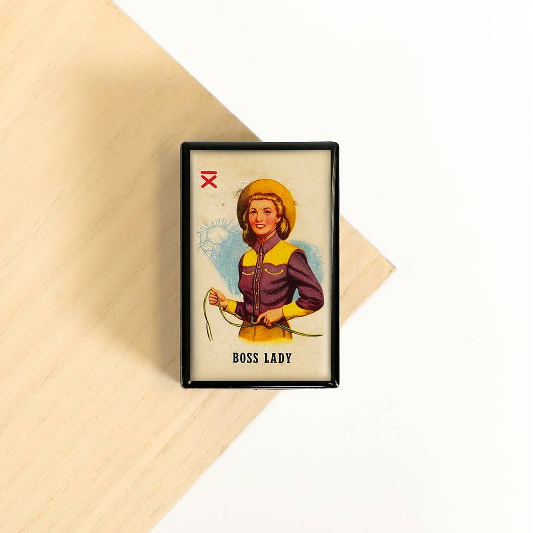 Boss Lady Cowgirl Match Slide Box
