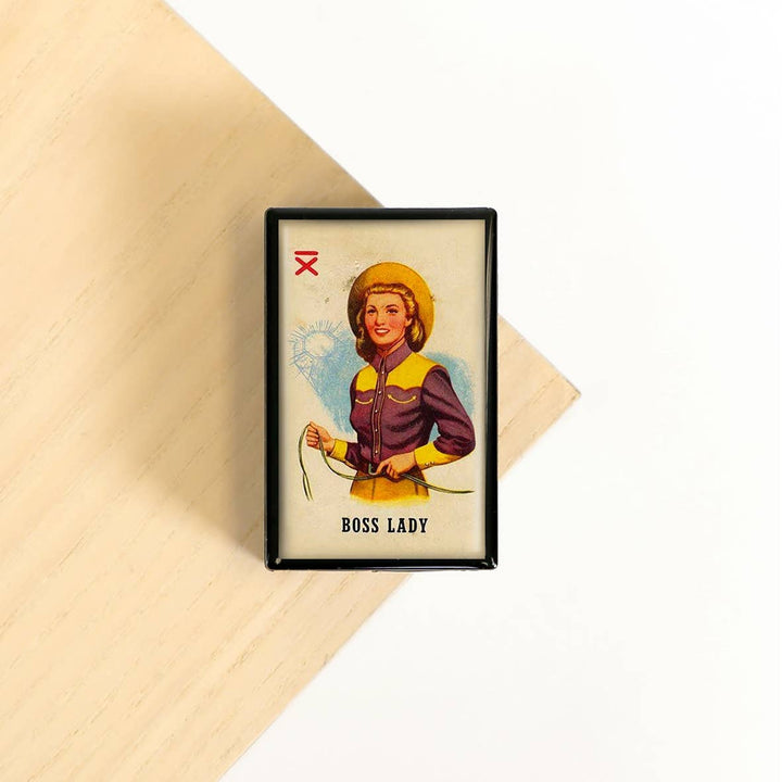 Boss Lady Cowgirl Match Slide Box