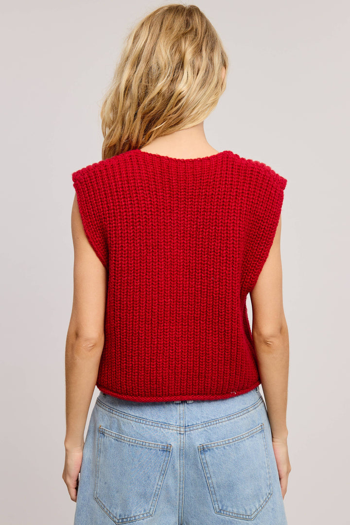 Vivi Sleeveless Sweater Vest