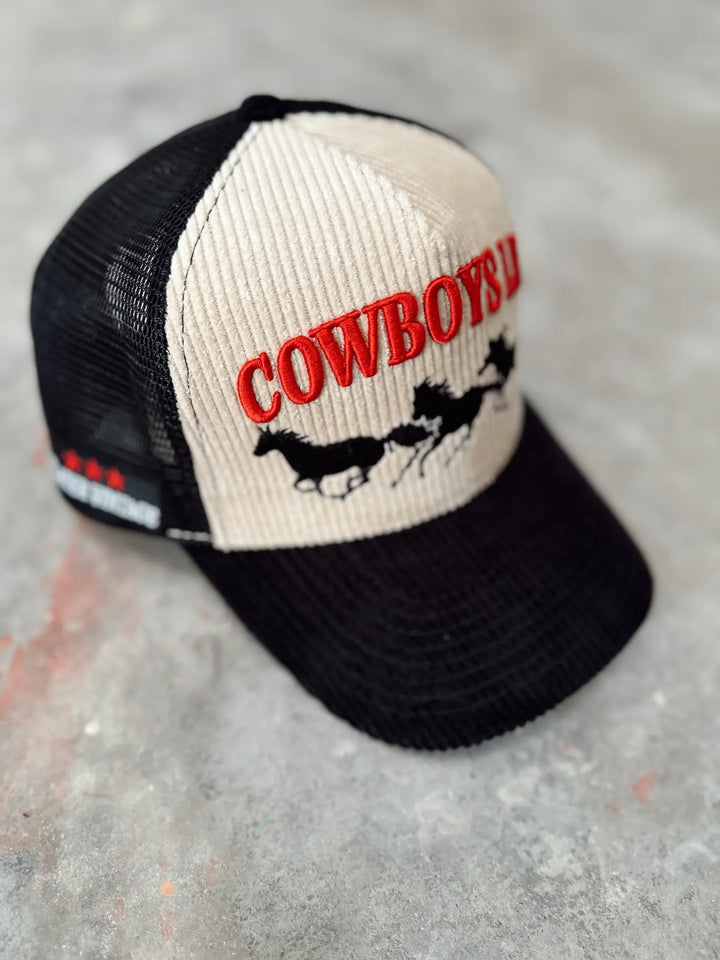 Cowboys Lie™ Mustang Embroidered Hat