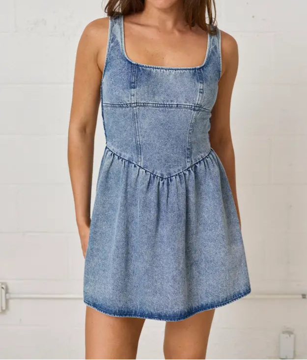 Rowan Mini Denim Dress