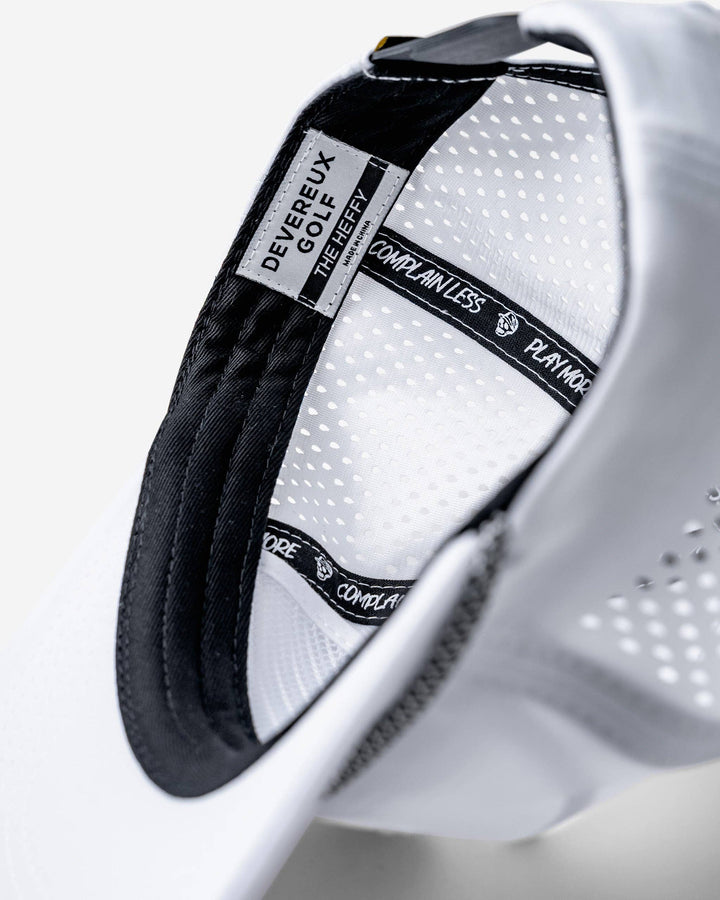 Skull Caddie Performance Rope Hat - White