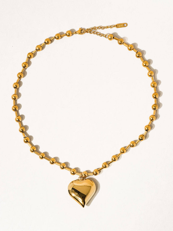 Paris Large Heart Necklace