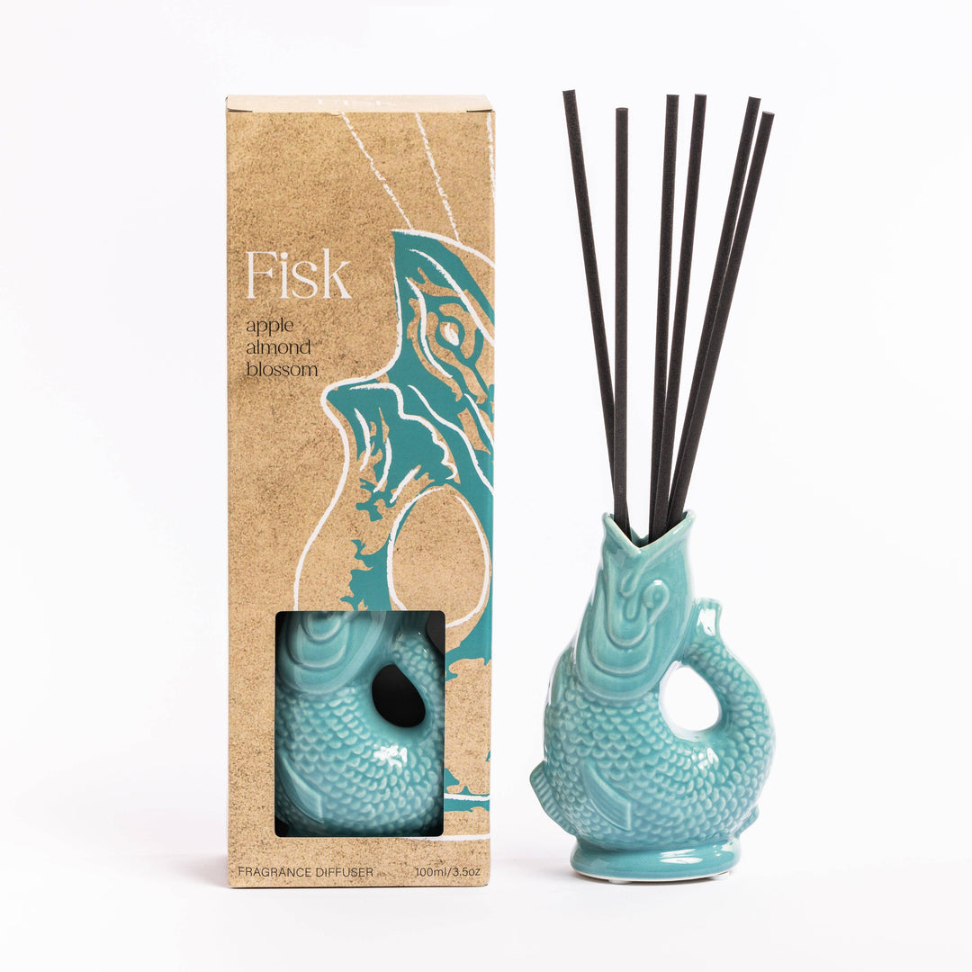 Teal Fisk Reed Diffuser.