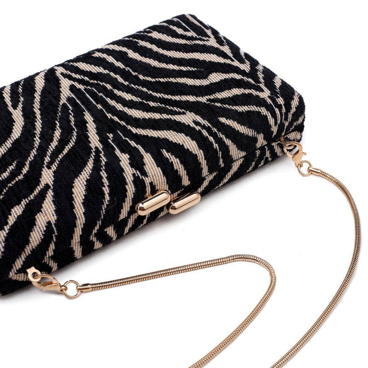 Sade Zebra Evening Bag