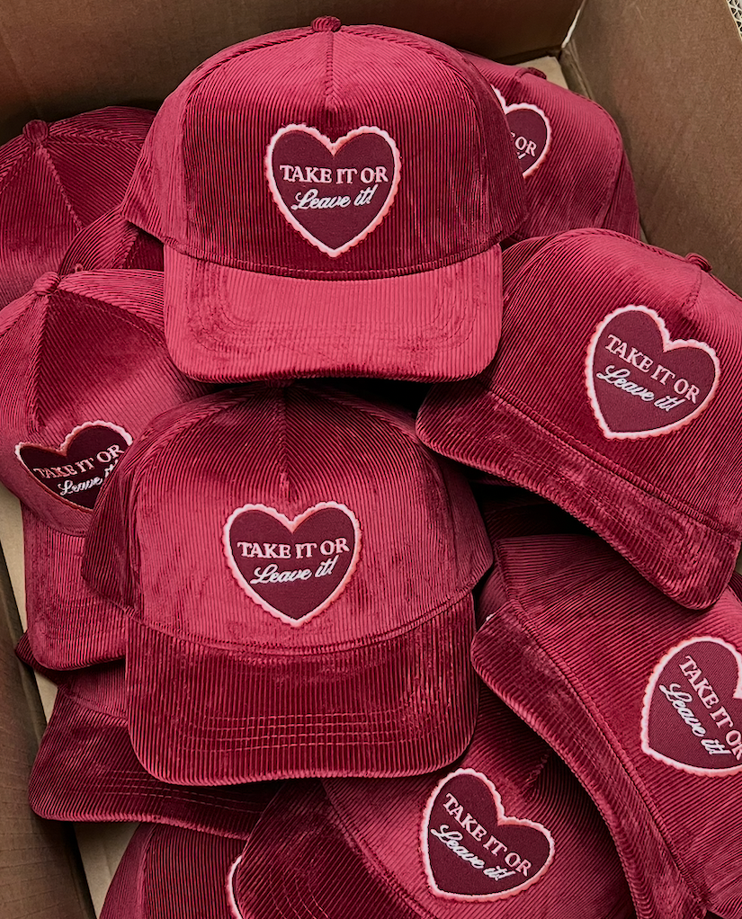Take It Or Leave It Corduroy Hat