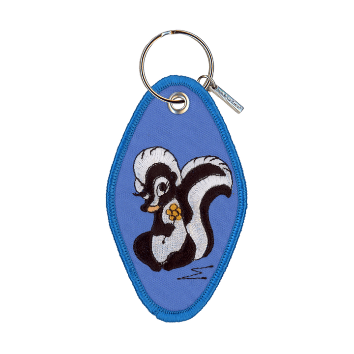 Love Stinks! Embroidered Keychain