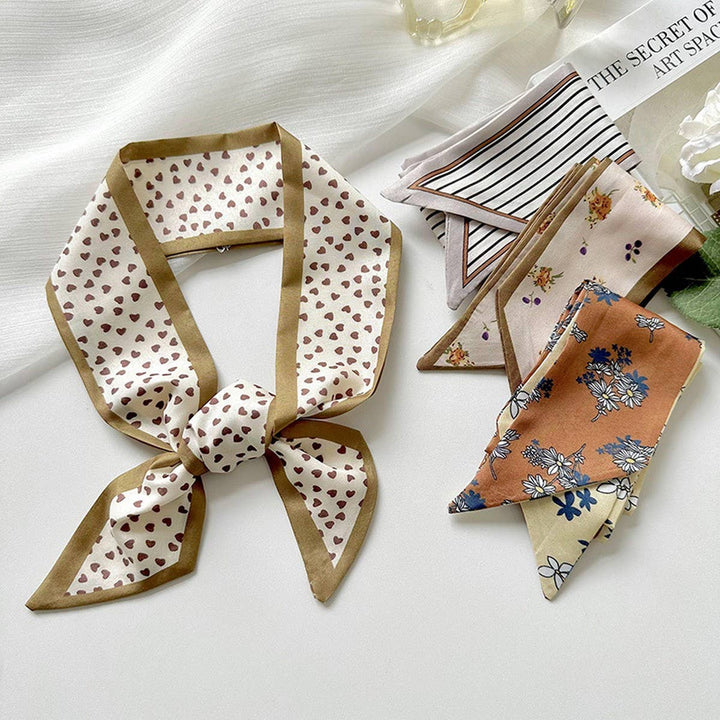 Vintage Neutral Print Twilly