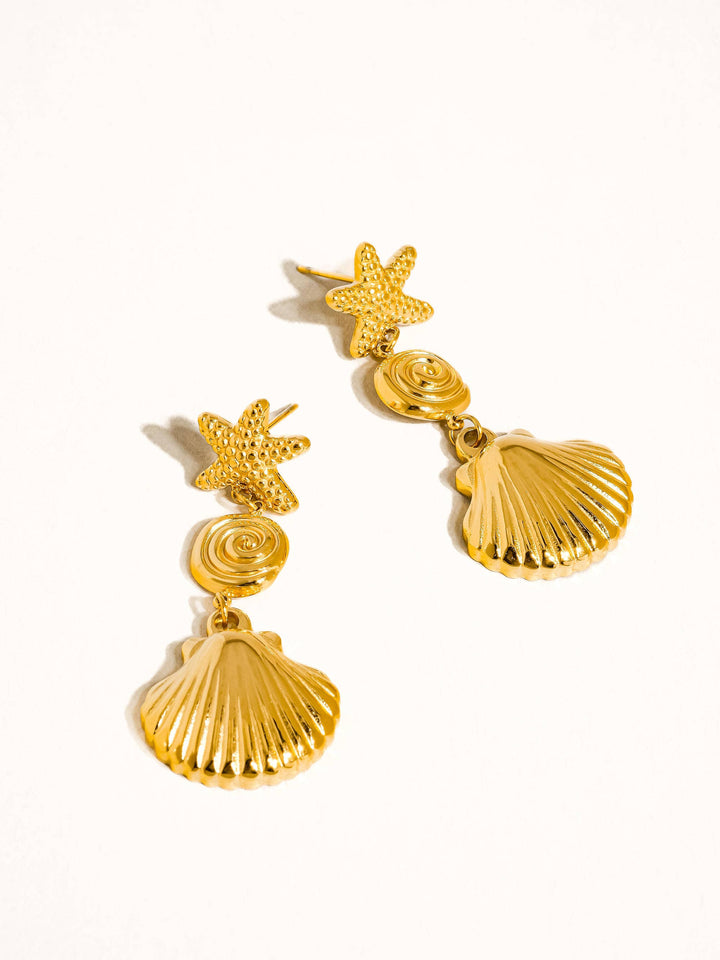 Vesta Seashell Earrings