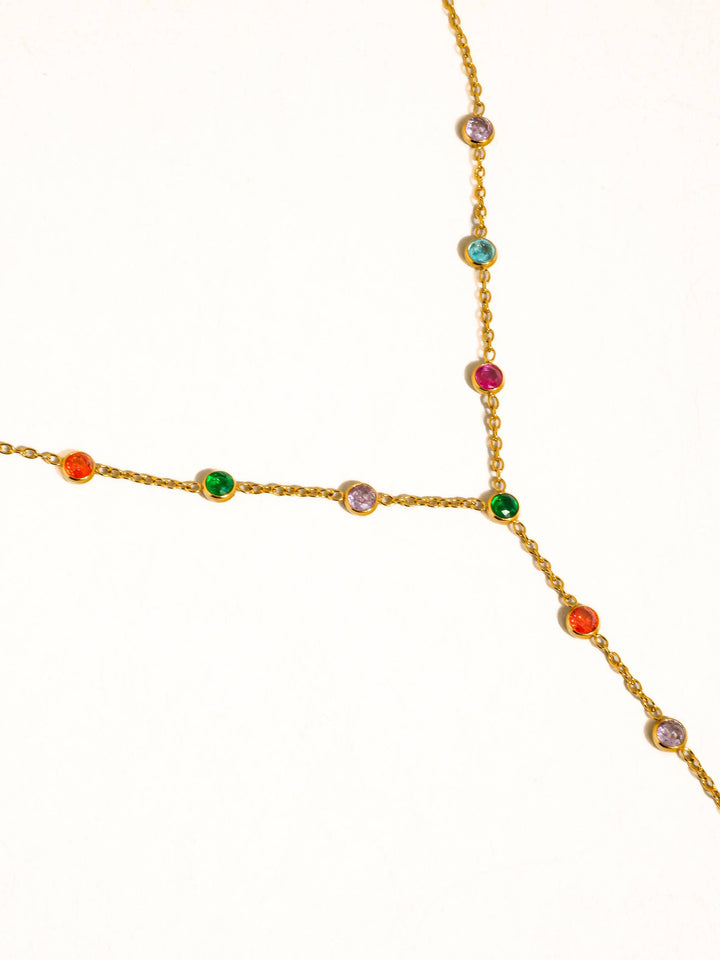 Chenôve Round Beaded Y Necklace