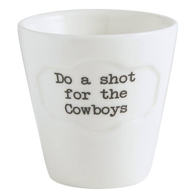 Cowboys Shot Glass