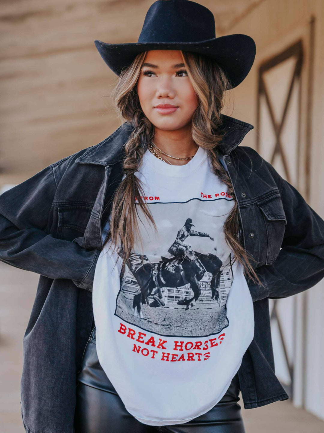 Break Horses Not Hearts Tee