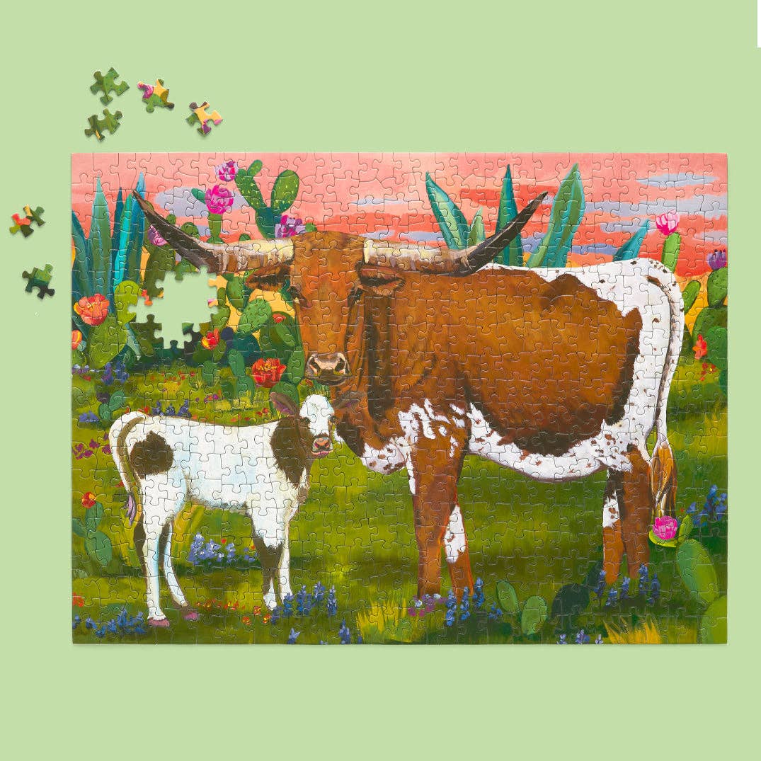 Longhorns Cows Puzzle