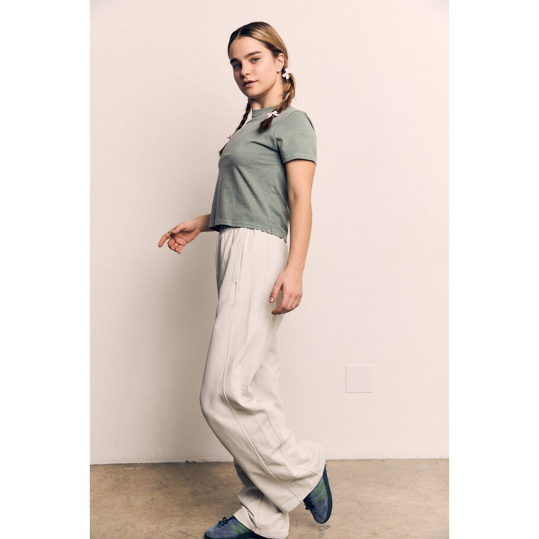 Mineral Washed Standard Fit Jersey Tee