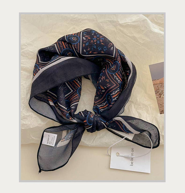 Indigo Western Bandana