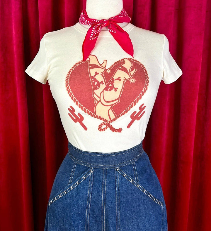 Cowgirl Crush Cropped Baby Tee