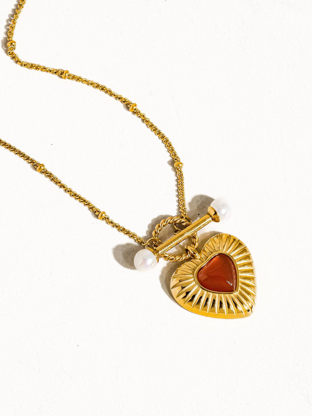 Havana Vintage Heart Chain Necklace