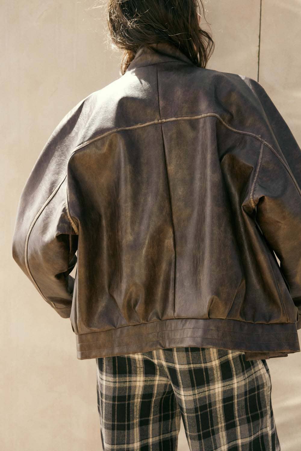 Jane Piping Trimmed Zip-Up Jacket
