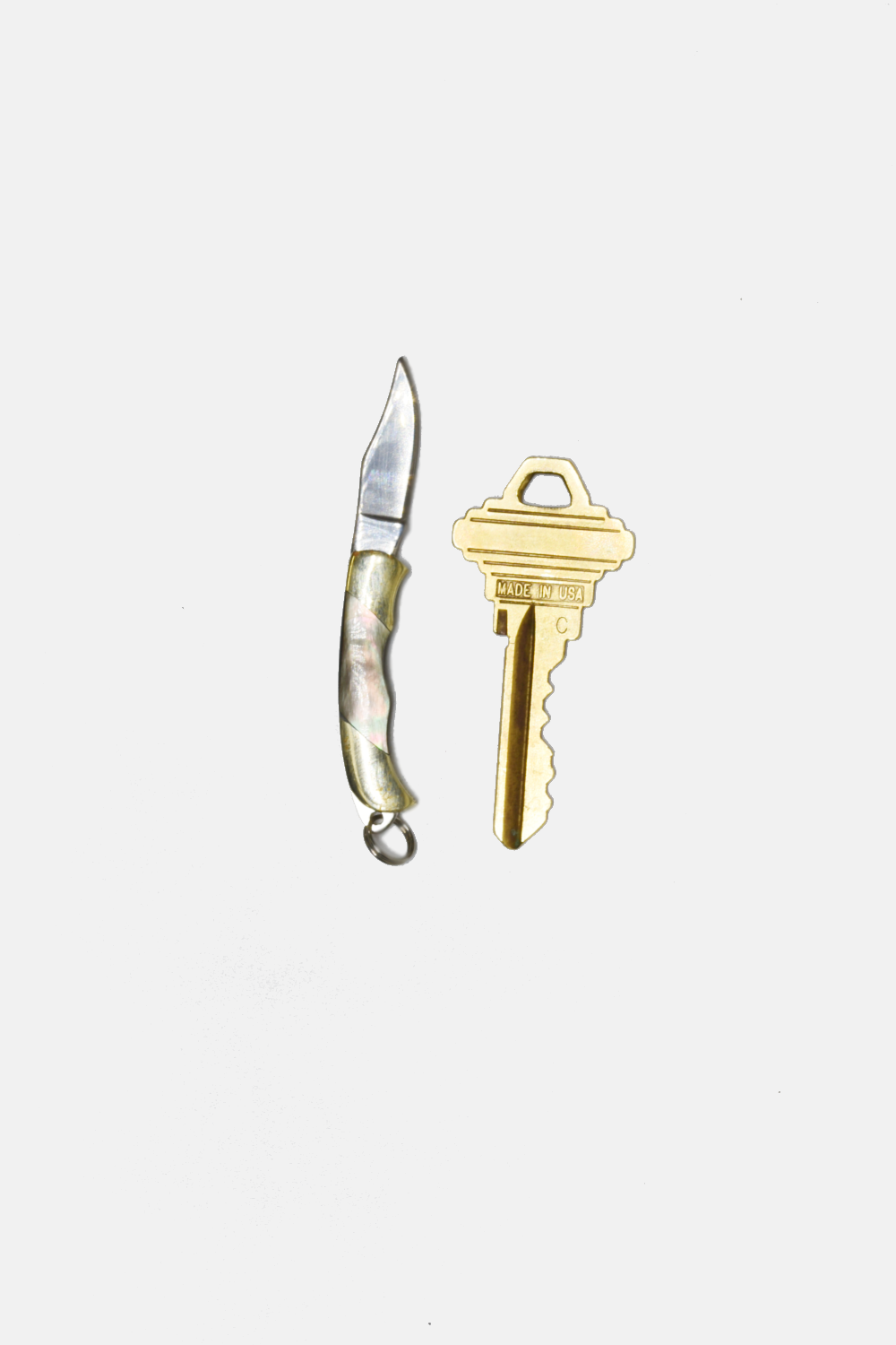 Abalone Mini Inlay Folding Knife