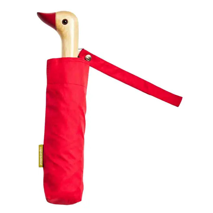 Red Compact Duck Head Umbrella