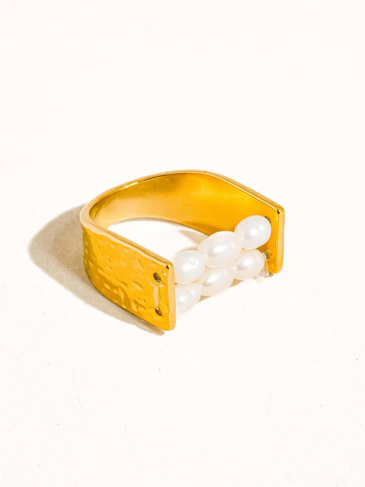 Romane Beaded Pearl Ring