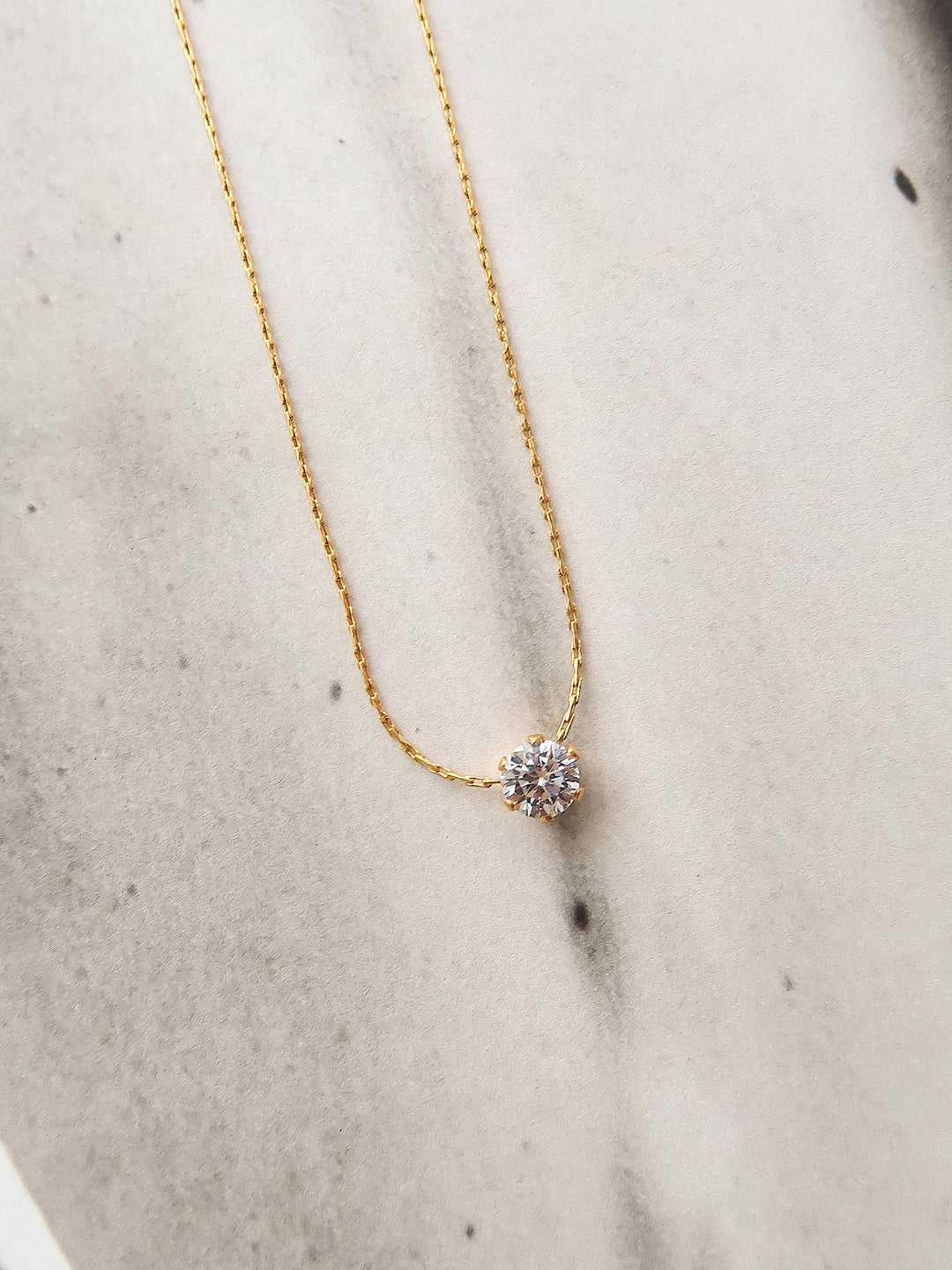Ciara Round CZ Necklace
