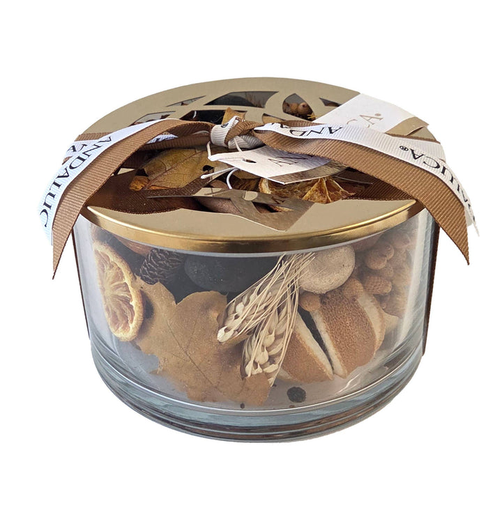 Blissful Harvest Glass Bowl Potpourri