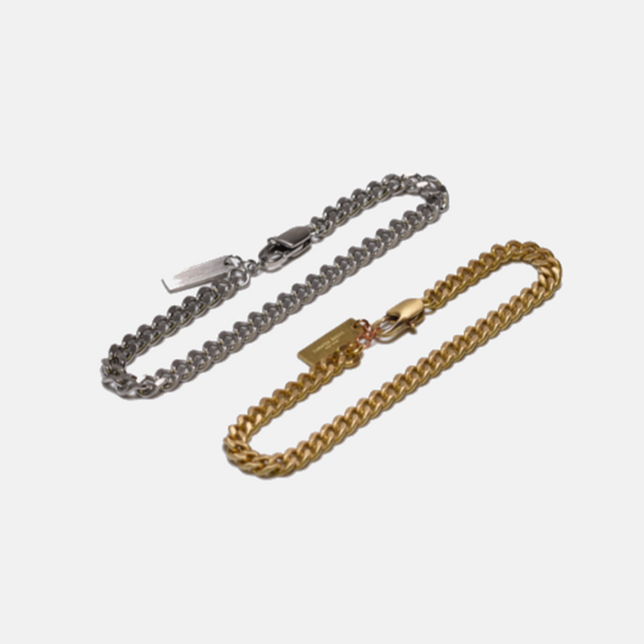 Thin Brass Chain Bracelet