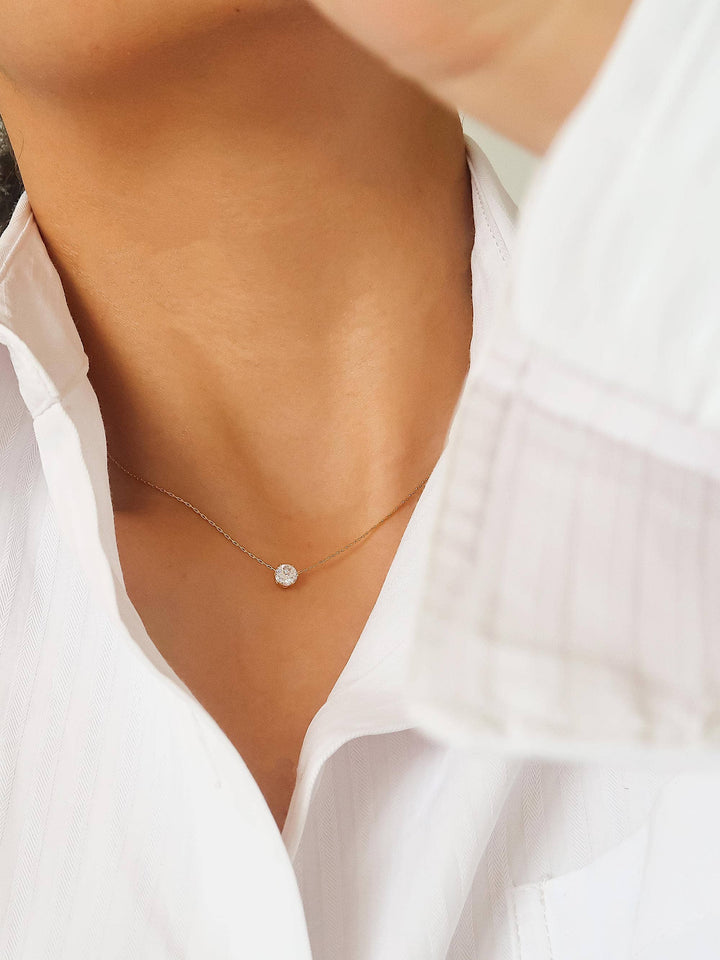 Ciara Round CZ Necklace