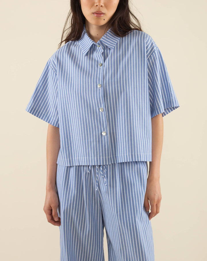 Remy Button Up Striped Shirt