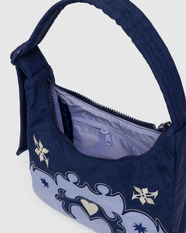 Baggu Mini Nylon Shoulder Bag Western Applique