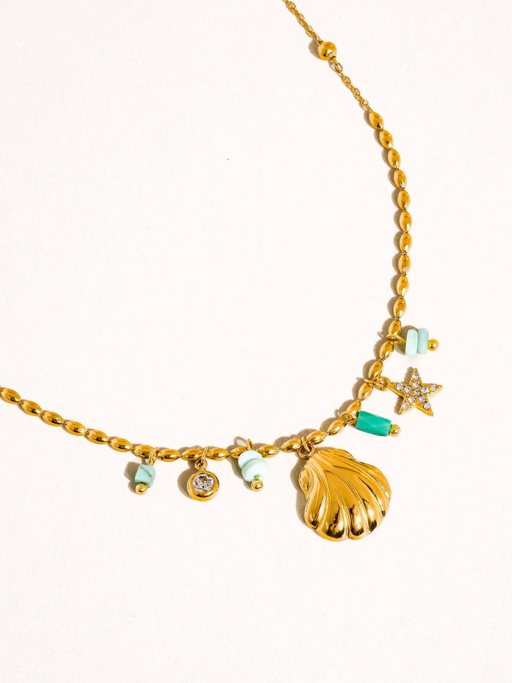 Sumner Shell and Star Necklace