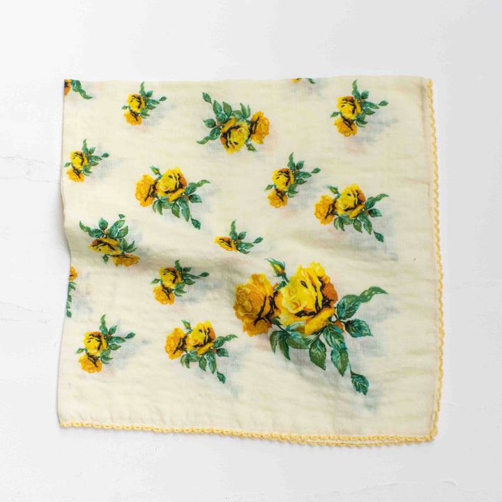 Vintage Rose Cotton Scarf