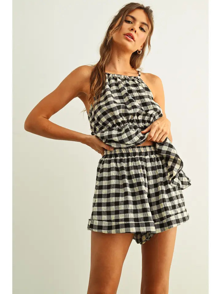 Flore Gingham Shorts