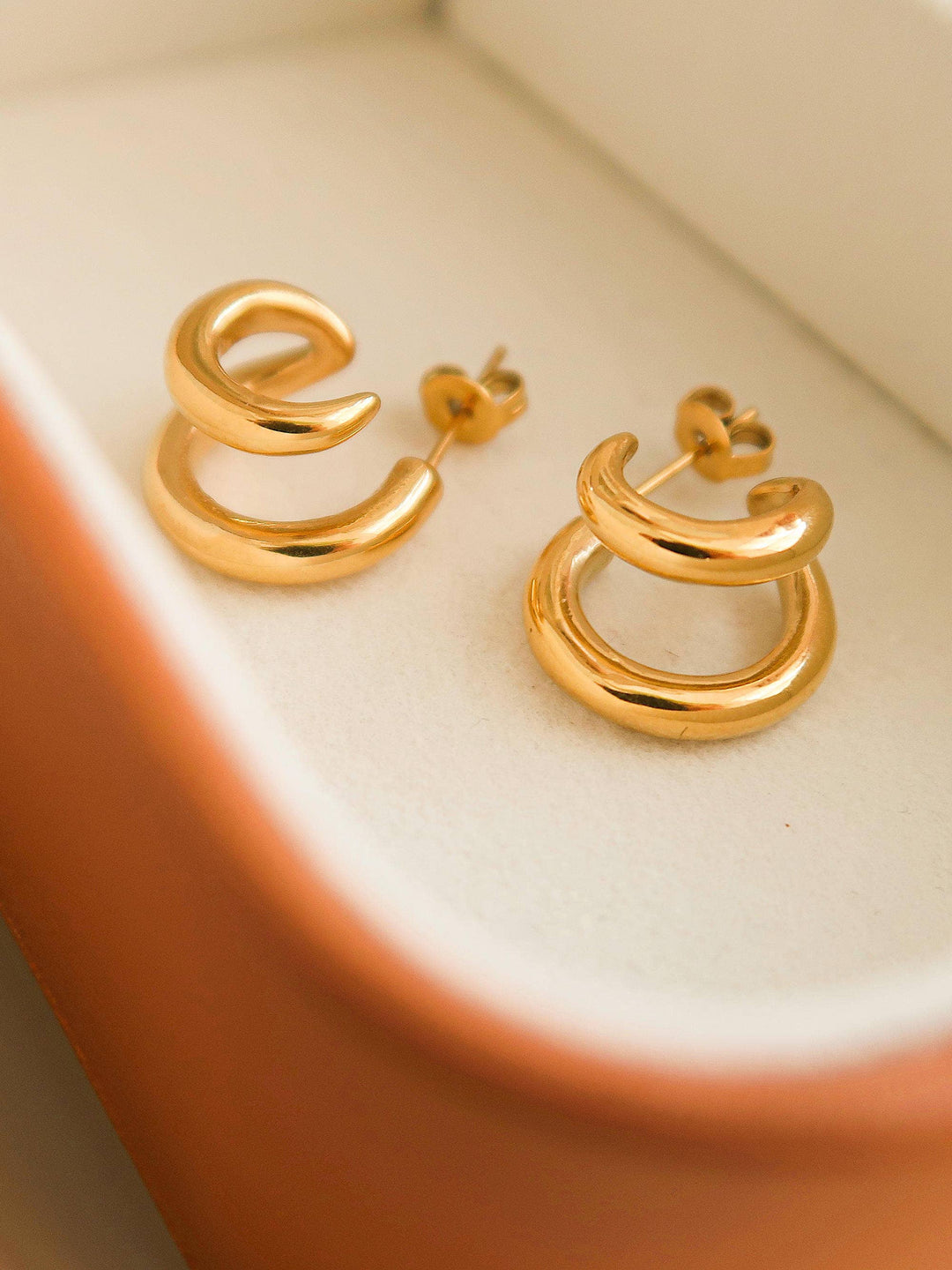 Maddison Double C Hoop Earring
