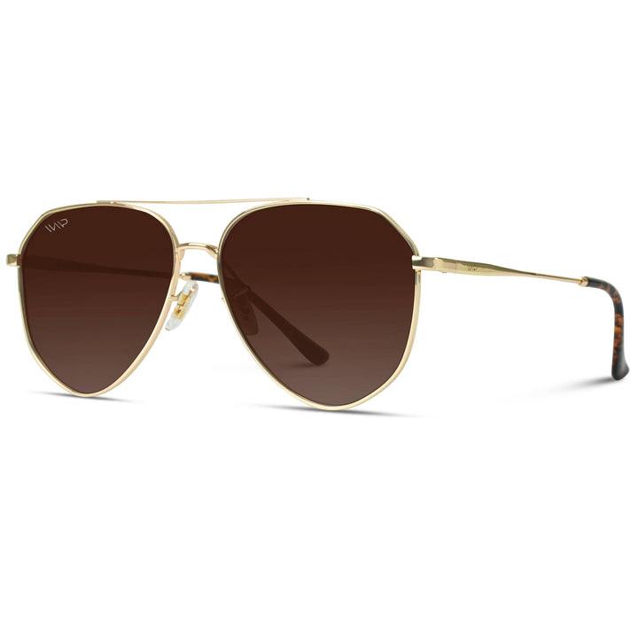 Ramsey Geometric Polarized Aviators Sunglasses