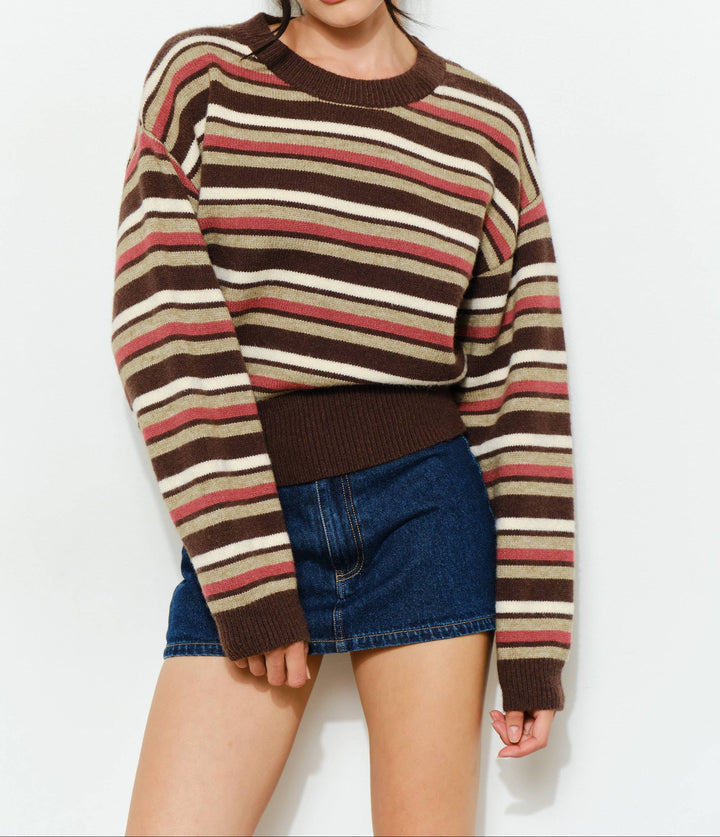 Pat Striped Sweater