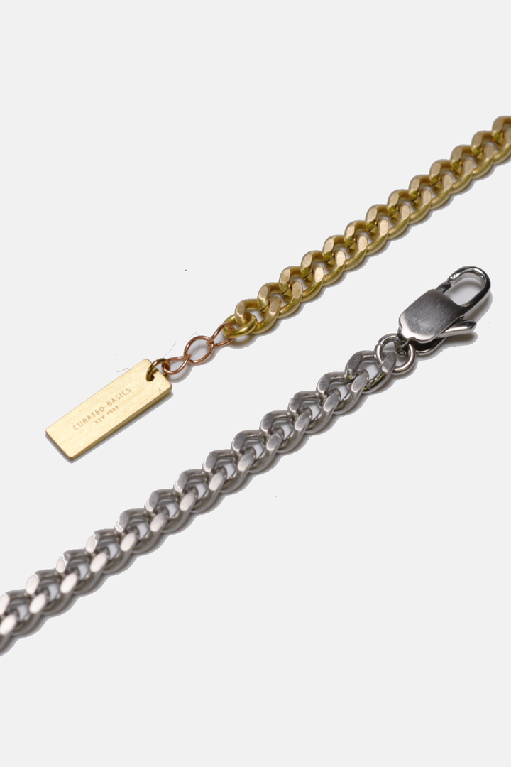 Thin Brass Chain Bracelet