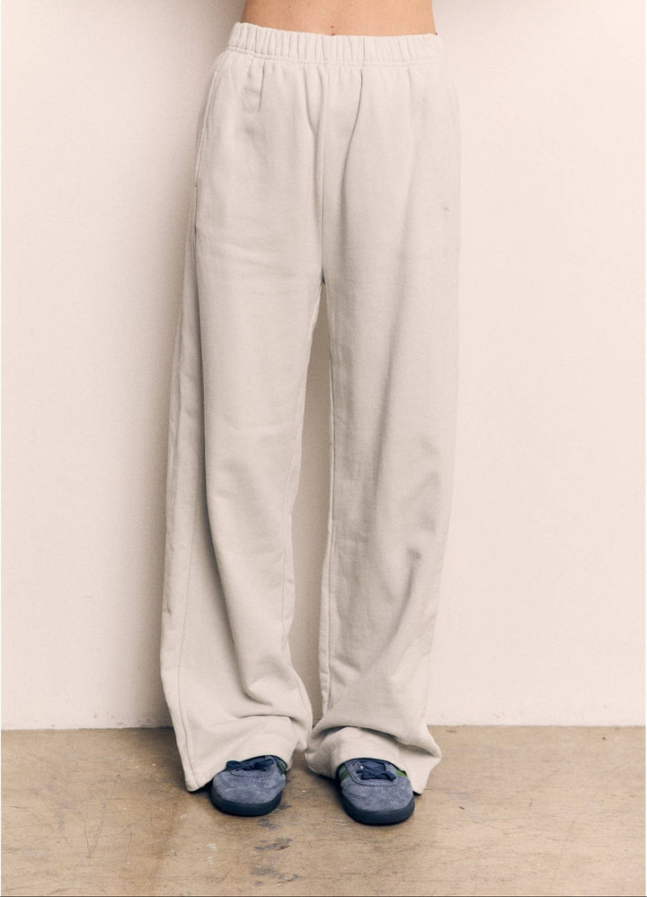 Organic Cotton Terry Wide Pants